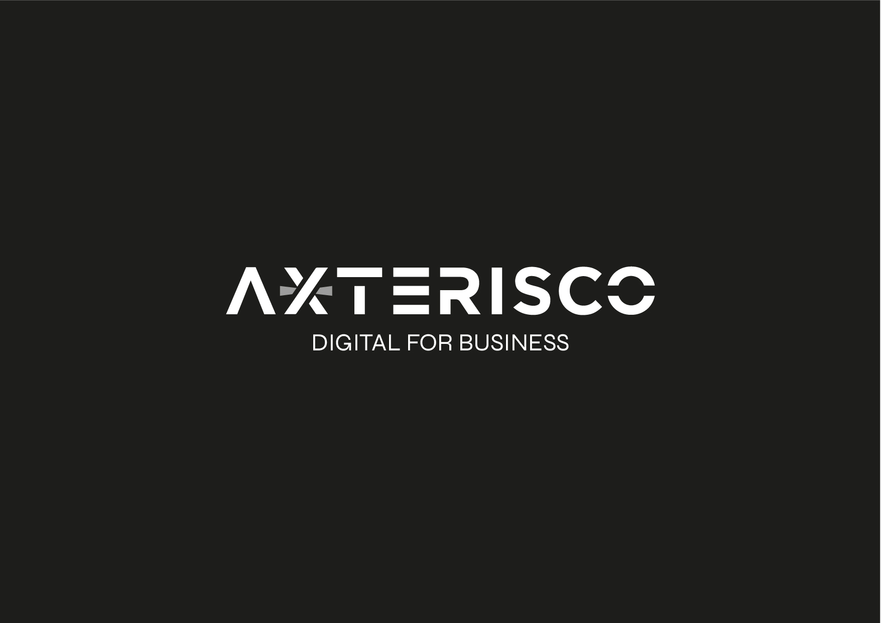 Logo su sfondo nero