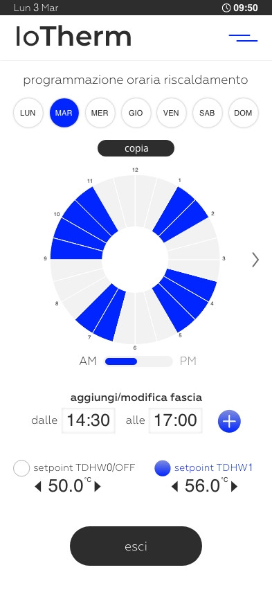 Programmazione, vista mattina
