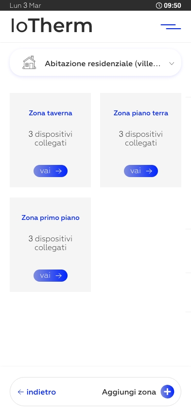 Selezione zona
